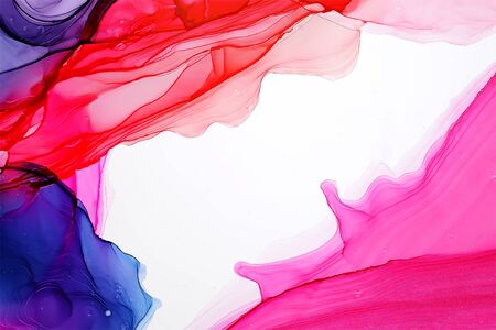 Alcohol ink abstract background, macro photo