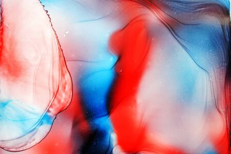 Alcohol ink abstract background, macro