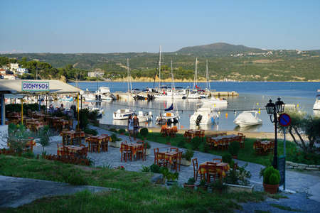 Lecce, Italy, December 23, 2018, view of piazza sant Oronzo a few days before Christmas in the historic center of the city, southern Italyのeditorial素材
