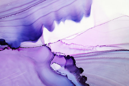 Alcohol ink abstract texture, part of original paintingの写真素材