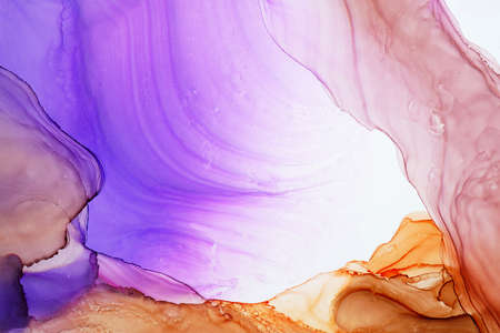 Abstract alcohol ink texture, macro photo