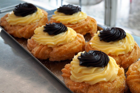 Traditional Italian patisserie of Lecce, Pugliaの写真素材