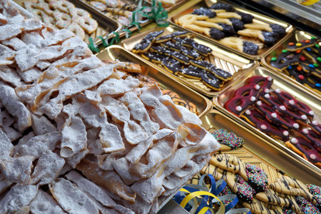 Traditional Italian patisserie of Lecce, Pugliaの写真素材