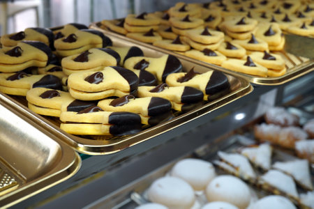 Traditional Italian patisserie of Lecce, Pugliaの写真素材