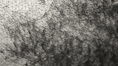 neural pattern, black and white, texturedの素材