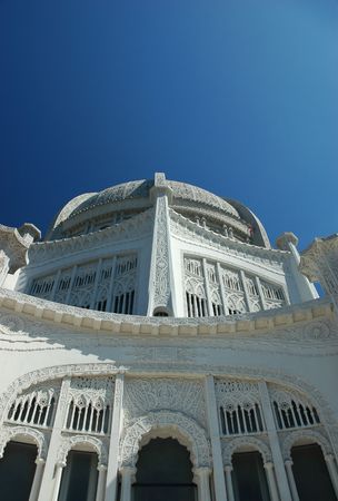 North American Baha'i House of Worship near Chicago, Illinoisの写真素材