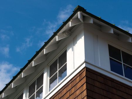 Architectural Detail at Building Corner