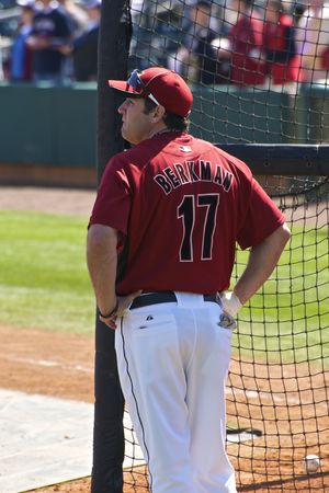KISSIMMEE, FLORIDA - MARCH 6: Lance Berkman of the Houston Astros takes batting practice prior to a...