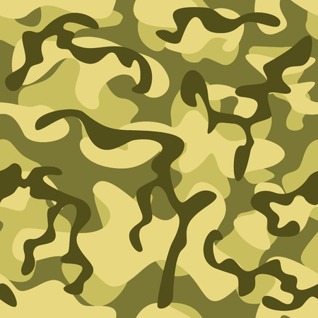 Seamless pattern. Flat design for fabric of a military uniform.のイラスト素材