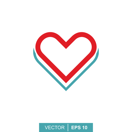 Vector illustration on the theme of love and romance relationship. Flat designのイラスト素材