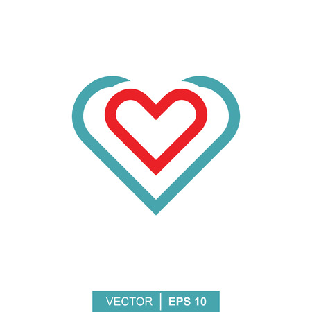 Vector illustration on the theme of love and romance relationship. Flat designのイラスト素材