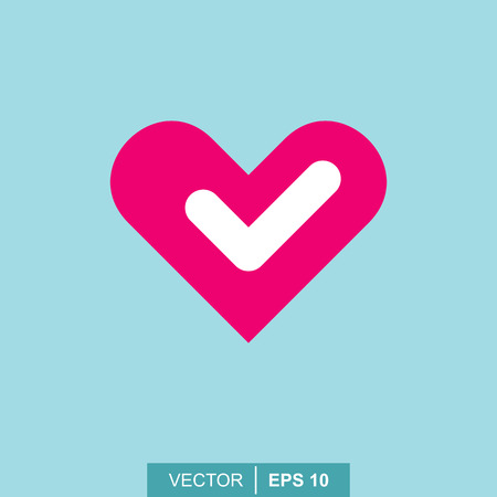 Vector illustration on the theme of love and romance relationship. Flat designのイラスト素材