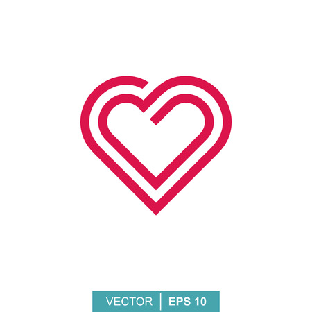 Vector illustration on the theme of love and romance relationship. Flat designのイラスト素材