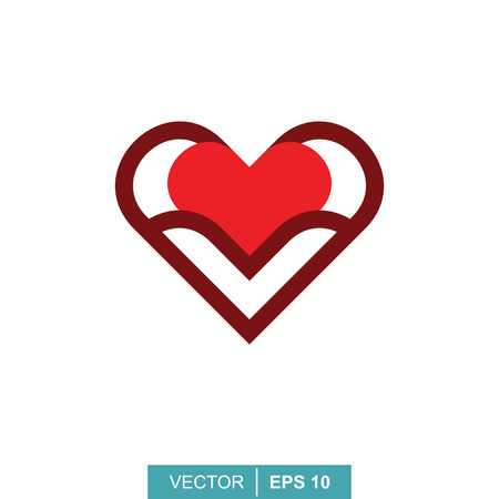 Vector illustration on the theme of love and romance relationship. Flat designのイラスト素材
