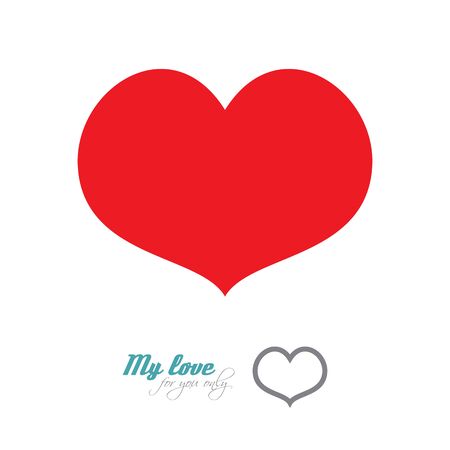 Set of two vector models and lettering. Flat designのイラスト素材