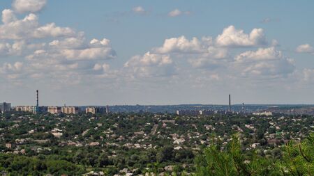 Modern urban architecture view from highの写真素材