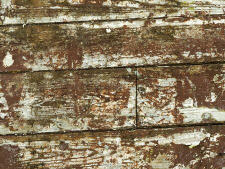 Vintage background - an old wooden Board painted in red.の写真素材