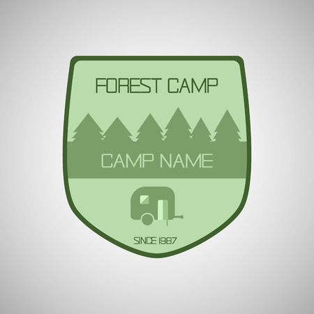 Retro badge and label graphic.のイラスト素材