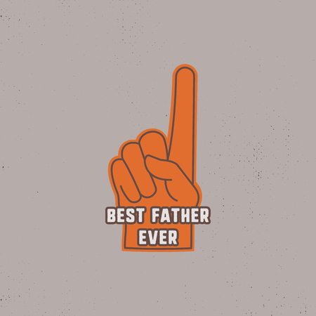 Best father ever iconのイラスト素材
