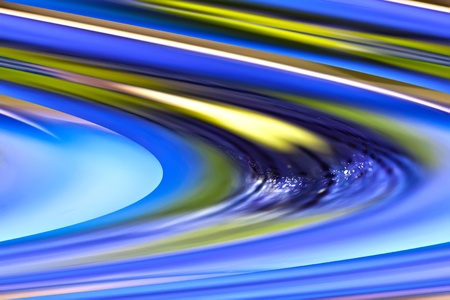 digital artwork representing the speed of a galaxy made from a water textureの写真素材