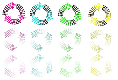 Background with arrowsのイラスト素材