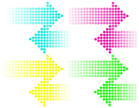 Background with arrowsのイラスト素材