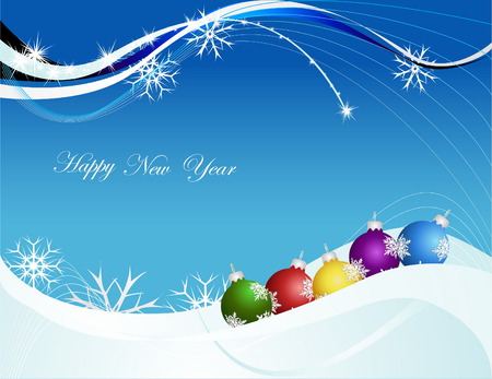 Happy New Year backgroundのイラスト素材