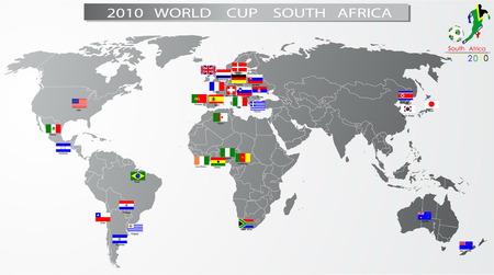 2010 World Cup South Africaのイラスト素材