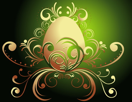 Happy Easter backgroundのイラスト素材