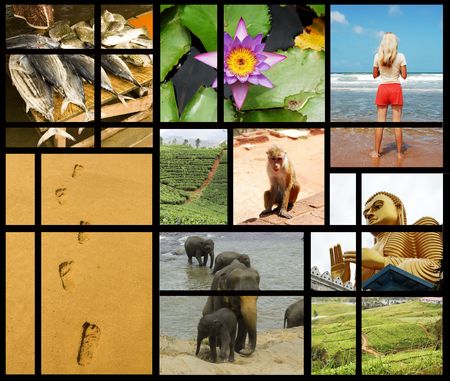 Collection photos of Sri Lankaの写真素材