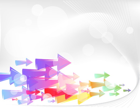 Background with gradient arrowsのイラスト素材