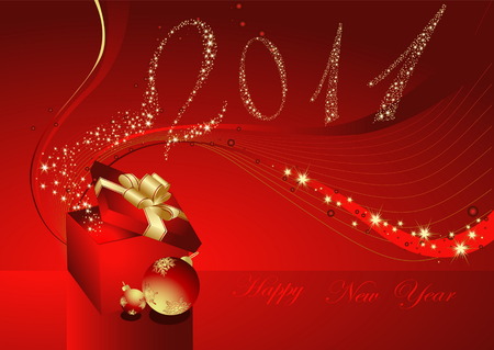 Happy New Year backgroundのイラスト素材