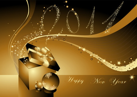 Happy New Year backgroundのイラスト素材