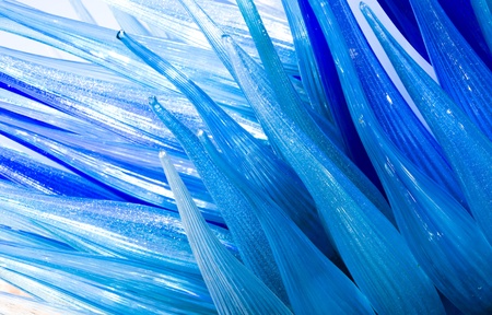 Abstract background - blue wave の写真素材