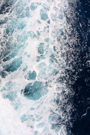Sea foam texture, top view.