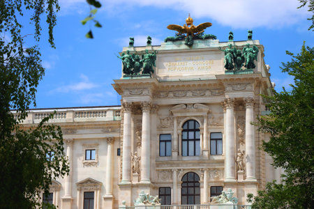 Hofburg, historical imperial palace and landmark in central Vienna, Austria.の写真素材