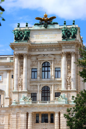 Hofburg, historical imperial palace and landmark in central Vienna, Austria.の写真素材