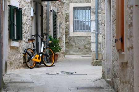 Traditional Mediterranean architecture in Split, Croatia.の写真素材