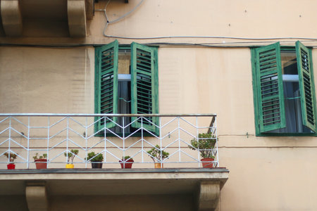 Traditional Mediterranean architecture in Split, Croatia.の写真素材