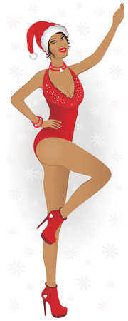 Santa Girlのイラスト素材