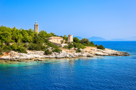 Fiskardo is a picturesque fishing village located on the northern most tip of Kefalonia island, Greeceの写真素材