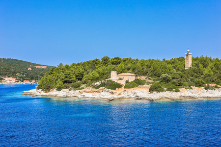 Fiskardo is a picturesque fishing village located on the northern most tip of Kefalonia island, Greeceの写真素材