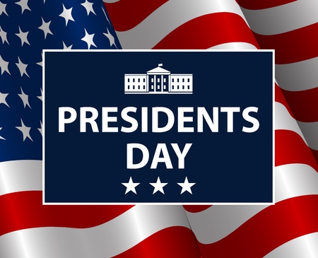 Presidents Day in USA Background. United States of America celebration.のイラスト素材