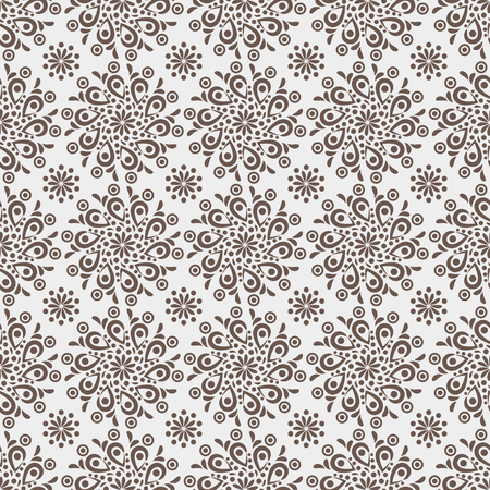 Indian pattern. Arabic, islamic, ethnic, oriental motifs. Seamless pattern. Bohemian background. Print for fabric and paper. Vector illustrationのイラスト素材