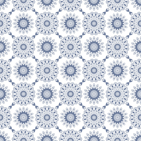 Indian pattern. Arabic, islamic, ethnic, oriental motifs. Mandala seamless pattern. Bohemian...