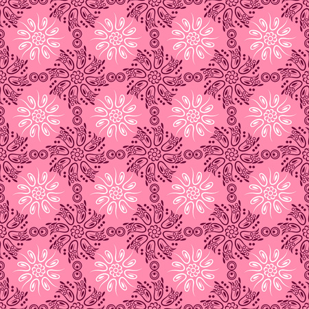 Arabic pattern. Indian, islamic, ethnic, oriental motifs. Mandala seamless pattern. Bohemian background. Print for fabric and paper.  illustrationのイラスト素材