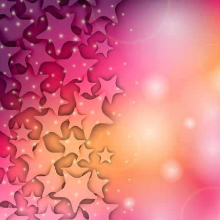 Star background. Abstract star colorful pattern. Vector illustrationのイラスト素材