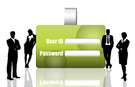 Vector illustration of business peopleのイラスト素材