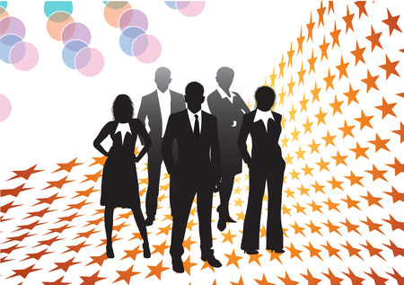 Vector illustration of business peopleのイラスト素材