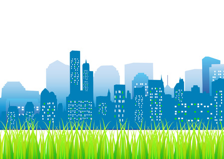 Spring detail in the cityのイラスト素材